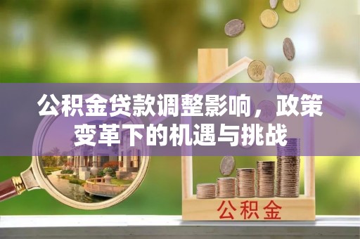 梁子湖公积金贷款调整影响，政策变革下的机遇与挑战