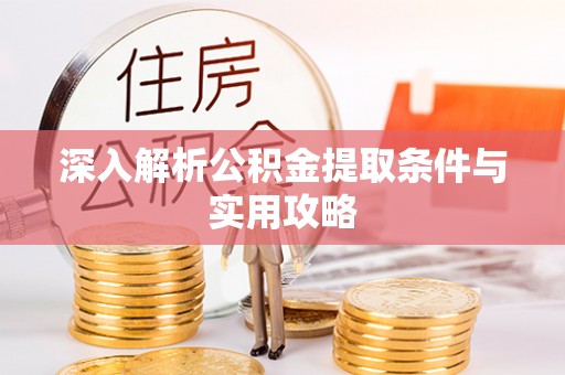 梁子湖深入解析公积金提取条件与实用攻略