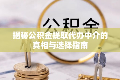 梁子湖揭秘公积金提取代办中介的真相与选择指南